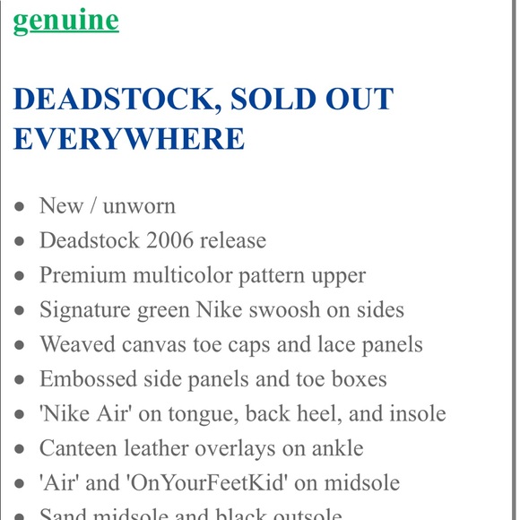 Nike Air Force 1, Undefeated, Collector’s: Sizes: Men’s 7, Women’s 8.5 - Picture 6 of 6